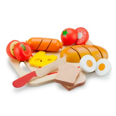 Храни и продукти за рязане- аксесоар за детска дървена кухня-bellamiestore