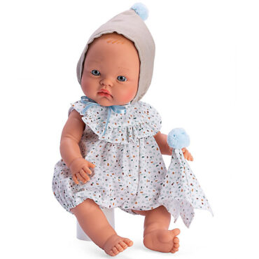 Кукла Алекс с цветно боди и шапка-bellamiestore