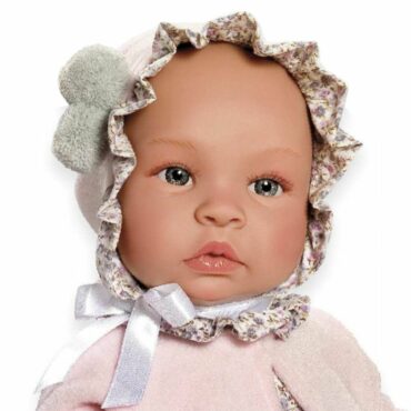 Сладката кукличка - Бебе Лея с рокля на цветчета-bellamiestore