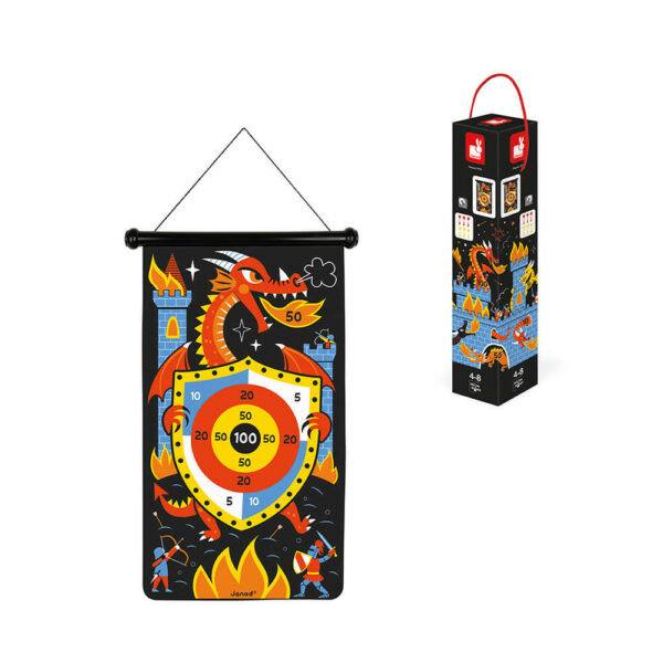 Дартс за деца с магнитни стрели - Дракони-bellamiestore