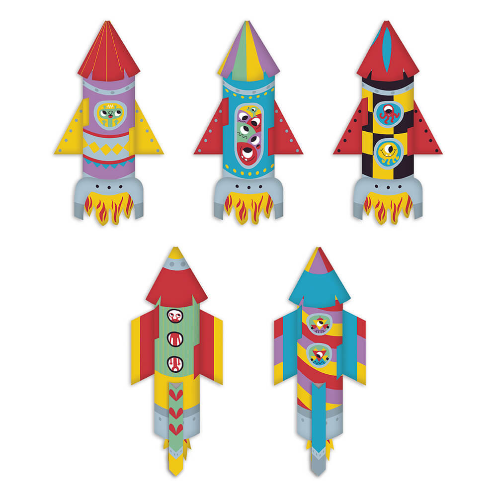 Творчески комплект за правене на ракети - Janod-bellamiestore
