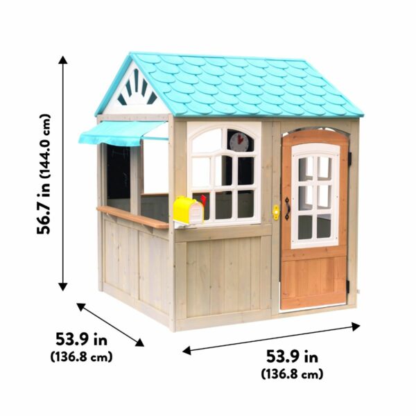 Дървена къща за игра Океанска градина - Kidkraft-bellamiestore
