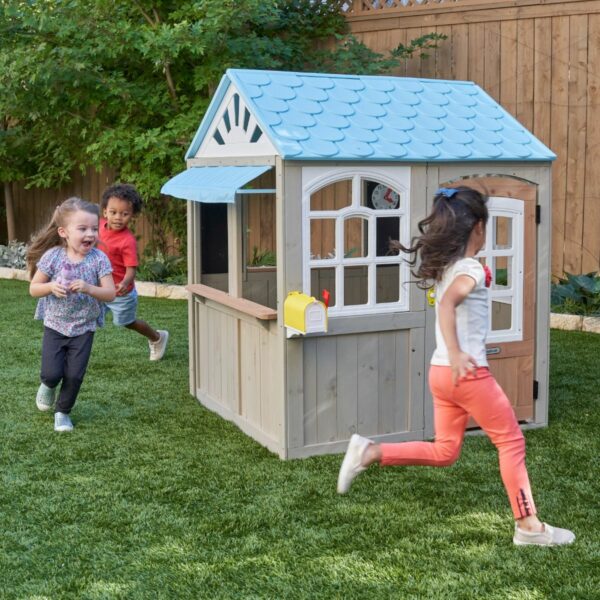 Дървена къща за игра Океанска градина - Kidkraft-bellamiestore