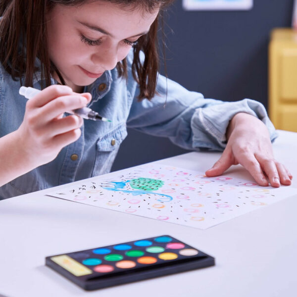 Митични птици - комплект за рисуване по числа Janod-bellamiestore