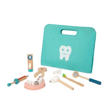 Детски дървен зъболекрски комплект Tooky toy-bellamiestore