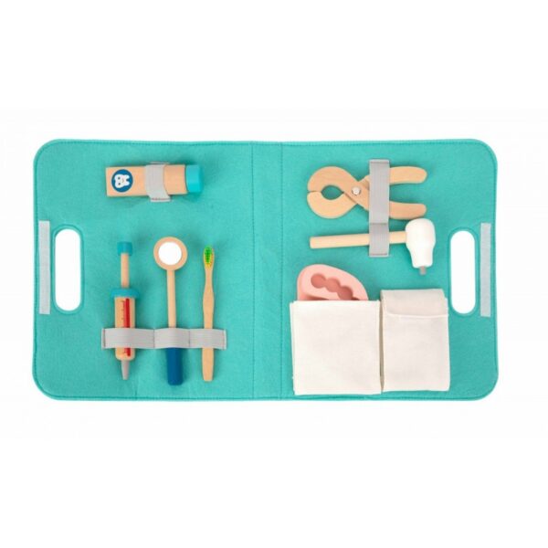 Детски дървен зъболекрски комплект Tooky toy-bellamiestore