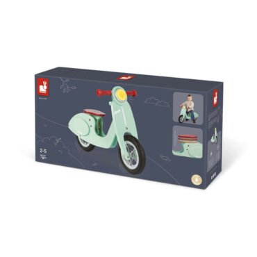 Janod Баланс скутер с цвят на мента-bellamiestore