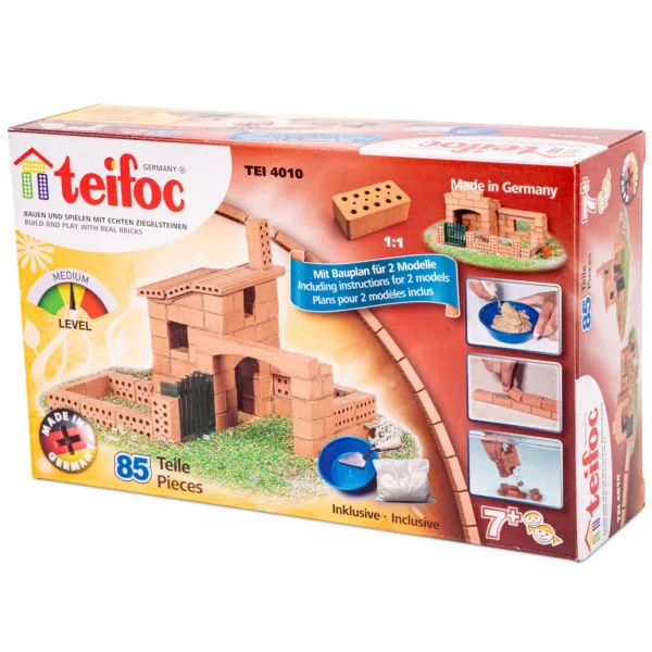 Teifoc конструктор с истински тухли два модела в кутия за деца 7+