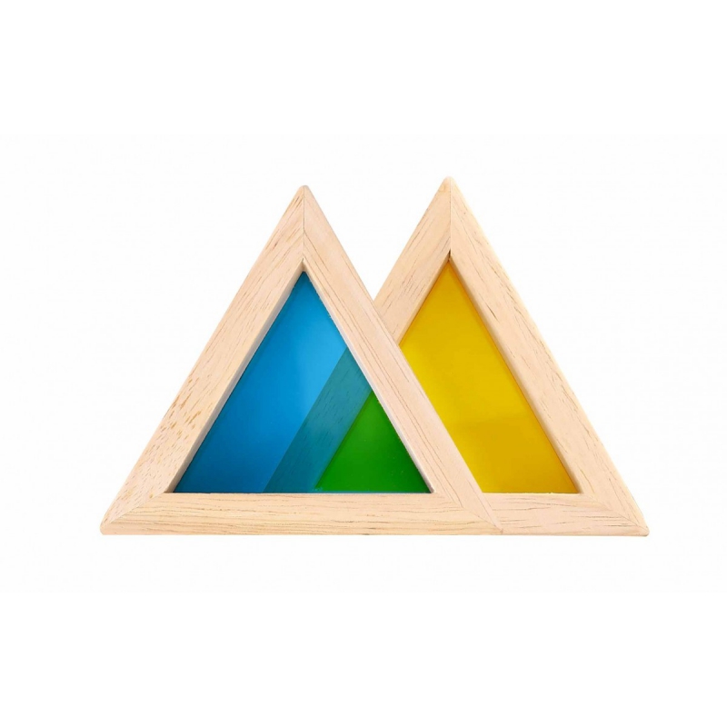 Цветни дървени блокчета Tooky toy-bellamiestore