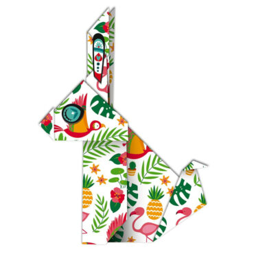Творчески комлект за правене на оригами животни-bellamiestore