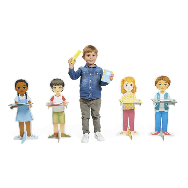 Janod Образователна игра- Един ден в училище-bellamiestore