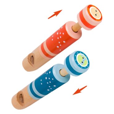 Детска дървена свирка в различни цветове Classic world-bellamiestore