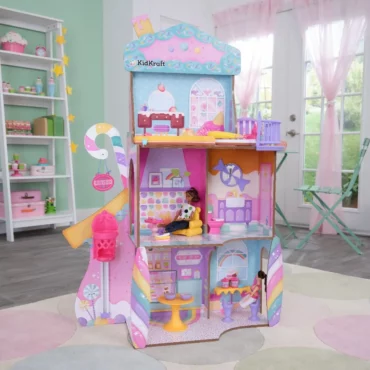Kidkraft Барби дървена къща - Замъка на сладкишите-bellamiestore