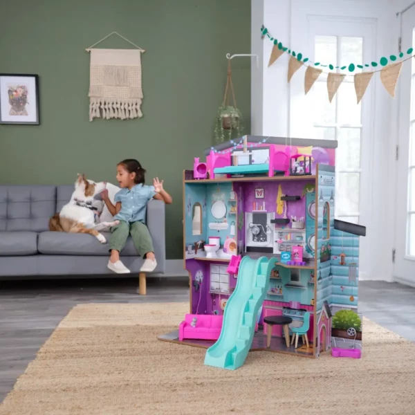 Перфектна дървена къща за кукли и домашни любимци-bellamiestore