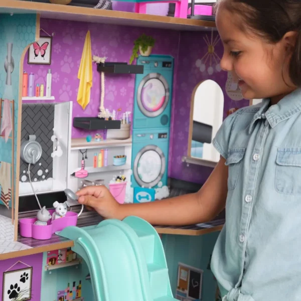 Перфектна дървена къща за кукли и домашни любимци-bellamiestore