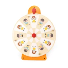 Дървена образователна игра Пресъздай емоцията VIGA Toys с емоции и движения за деца 3+