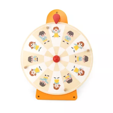 Дървена образователна игра Пресъздай емоцията VIGA Toys с емоции и движения за деца 3+