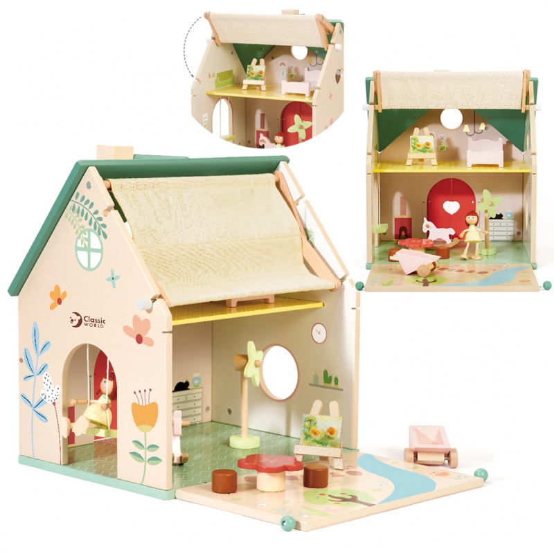 Модерна селска детска къщичка за игра-bellamiestore