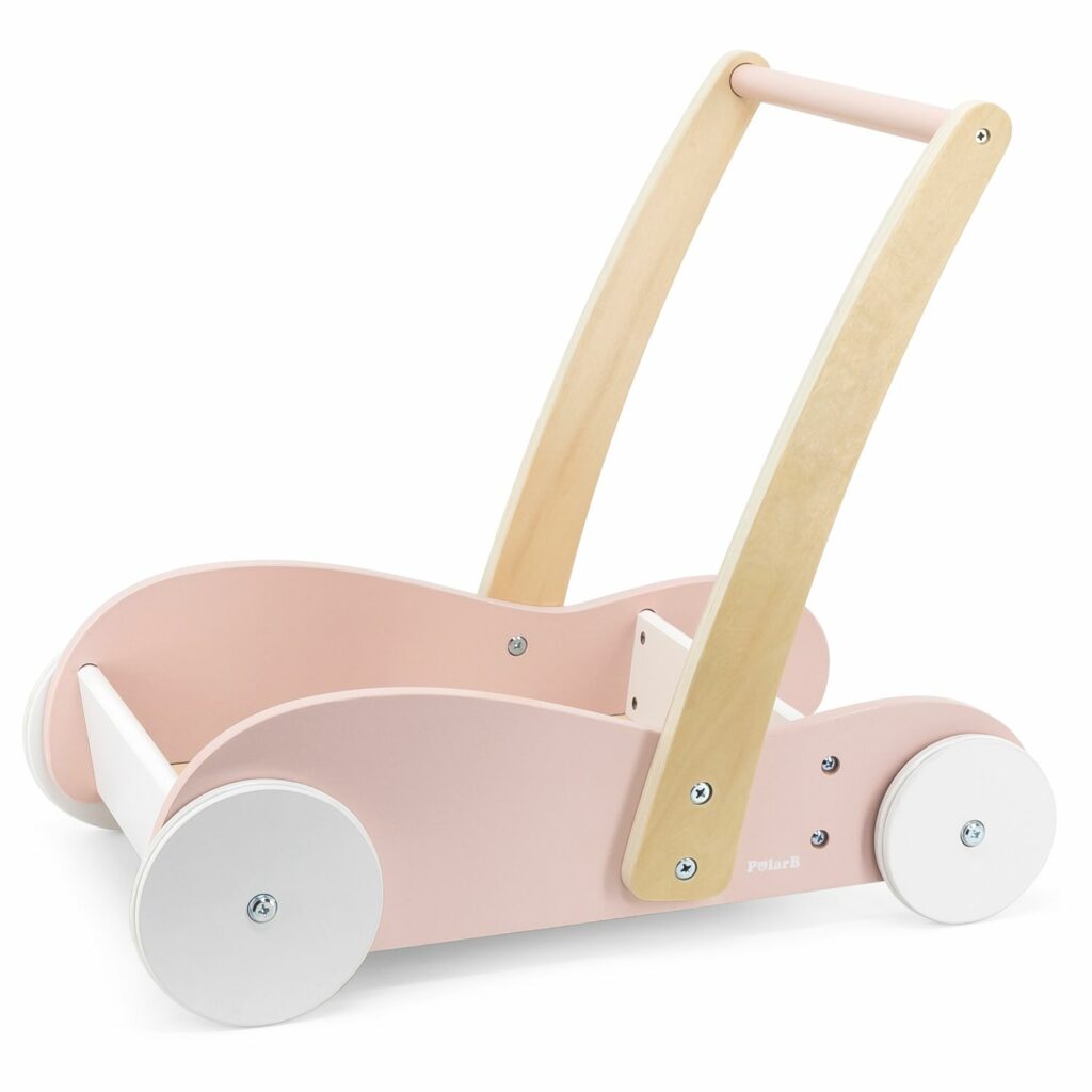 Розова количка за бутане и уокър Polar B-bellamiestore