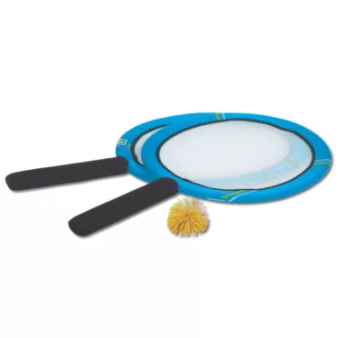 Детски комплект за тенис с подскачащо пулче сини ракети 5+