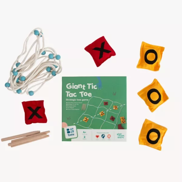 Комплект от BS Toys за голям морски шах с мрежа, торбички и дървени колчета