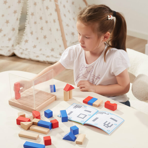 Образователна игра за изграждане на 3D композиции-bellamiestore