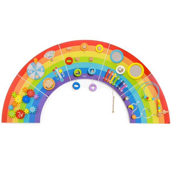 Образователна играчка за стена с актовности - Дъга 2