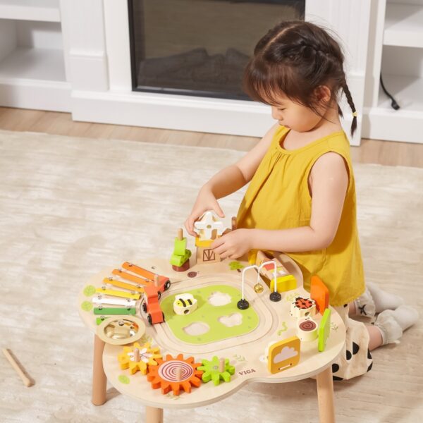 Viga toys Масичка с активности за игра-bellamiestore