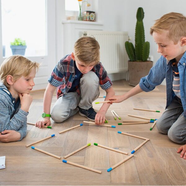 BS Toys Образователен пъзел с клечки