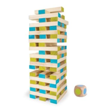 Гигантска дървена дженга за игра - BS Toys 1