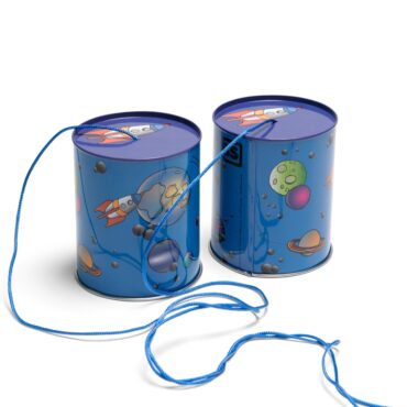 Детска играчка Телефон - от консервени кутии-bellamiestore