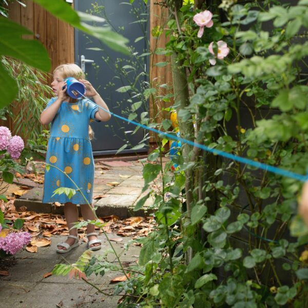 Детска играчка Телефон - от консервени кутии 3