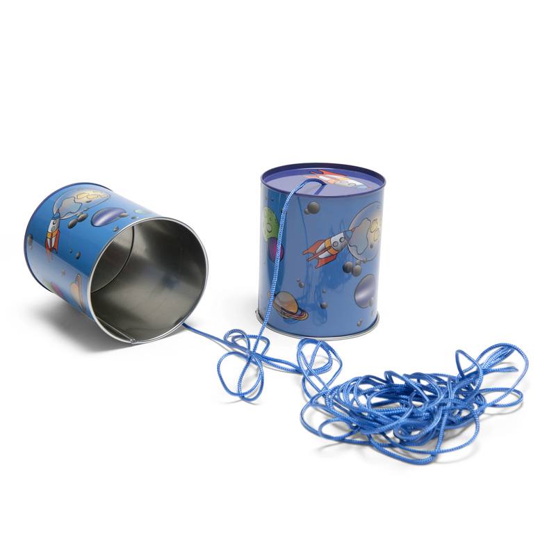 Детска играчка Телефон - от консервени кутии-bellamiestore