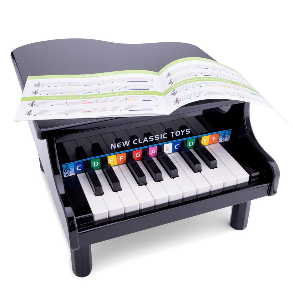 Детско дървено пиано Роял с 18 клавиша-bellamiestore
