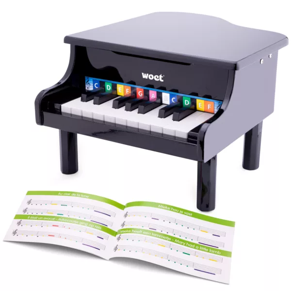 Детско дървено пиано Роял с 18 клавиша New Classic Toys комплект