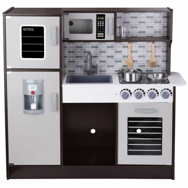 Голяма детска дървена кухня с обзавеждане-bellamiestore