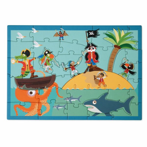 Пъзел за деца с 3D фигурки - Пирати-bellamiestore