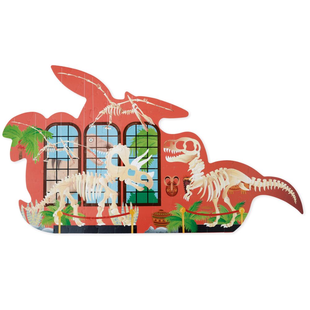 Scratch Двустранен пъзел за деца - Динозаври-bellamiestore