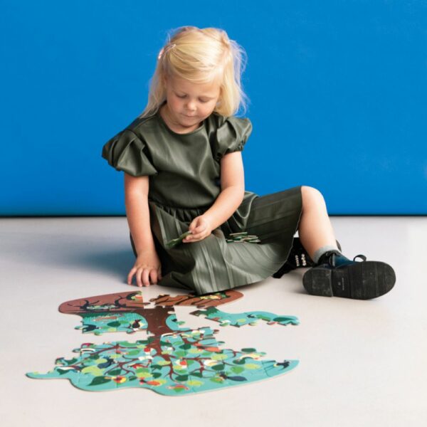 Scratch Красив пъзел за деца - Дърво от 50 части-bellamiestore