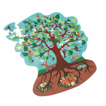 Scratch Красив пъзел за деца - Дърво от 50 части-bellamiestore
