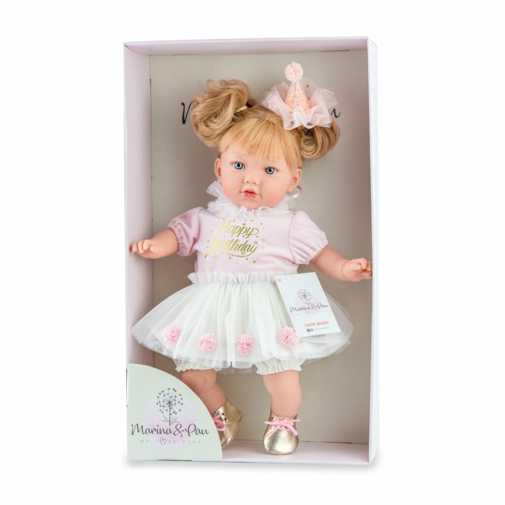 Детска кукла - Бебе Алина готова за парти-bellamiestore