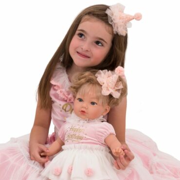 Детска кукла - Бебе Алина готова за парти-bellamiestore