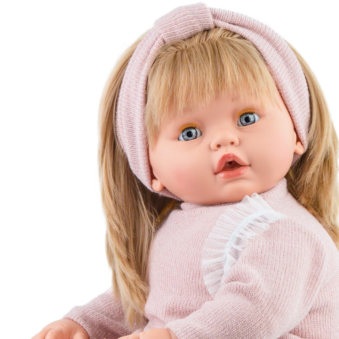 Детска плачеща кукла с биберон - Ленор-bellamiestore
