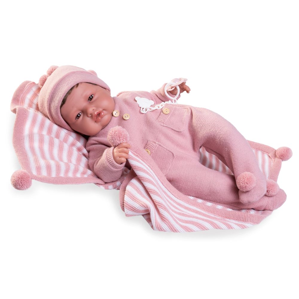Говореща кукла - Бебе Ная с биберон и одеяло-bellamiestore