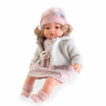 Красива детска кукла с рокля и палтенце - Бени-bellamiestore