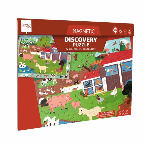 Магнитен пъзел за наблюдателност - Фермата-bellamiestore