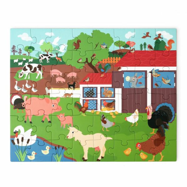 Магнитен пъзел за наблюдателност - Фермата-bellamiestore