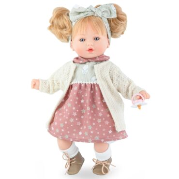 Плачеща кукла - Бебче Мона с биберон-беламистор