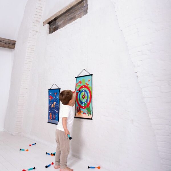 Scratch Детски дартс с вакум стрелички - Герои-bellamiestore