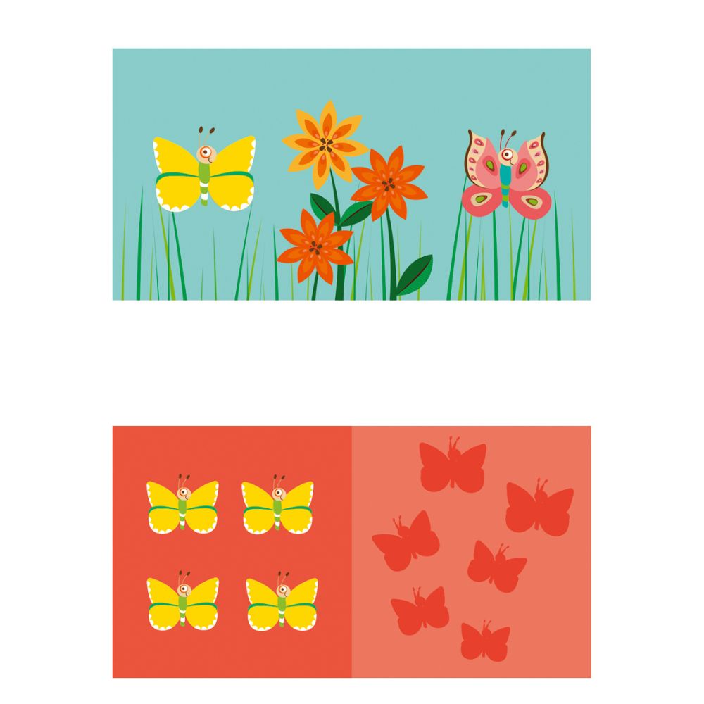 3 в 1 Любими детски настолни игри - Пеперуди-bellamiestore